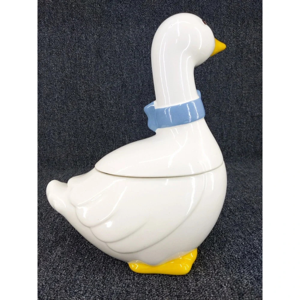 vtg Country Goose Cookie Jar 14